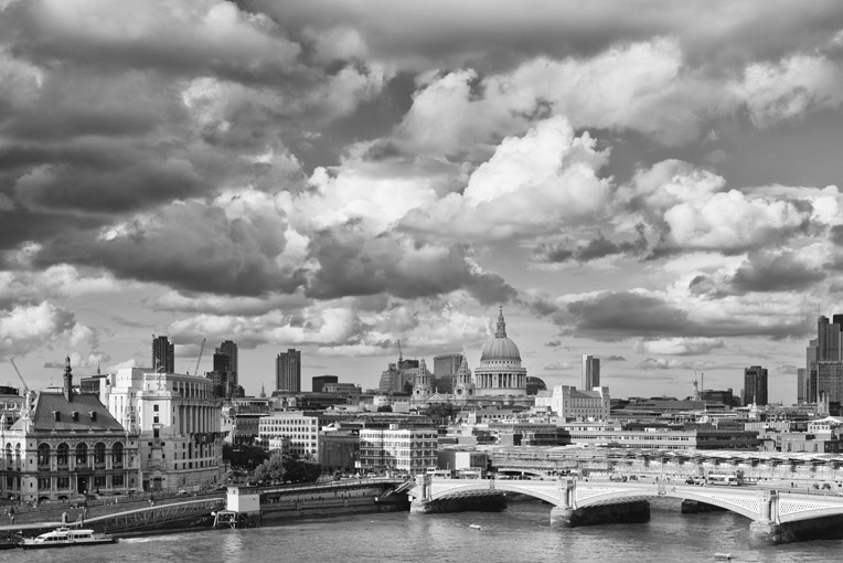 Dramatic London Cityscape – St Pauls Skyline
