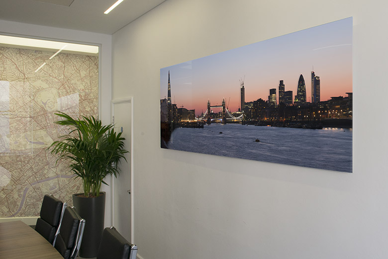 Boardroom art – London panorama
