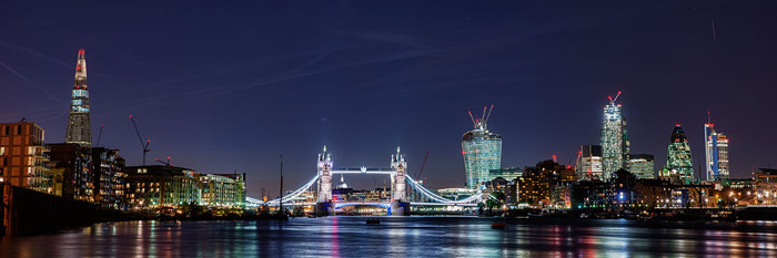Panoramic Photographs of the London Skyline 1