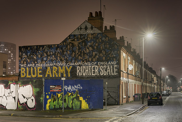 Blue Army Leicester City Murals