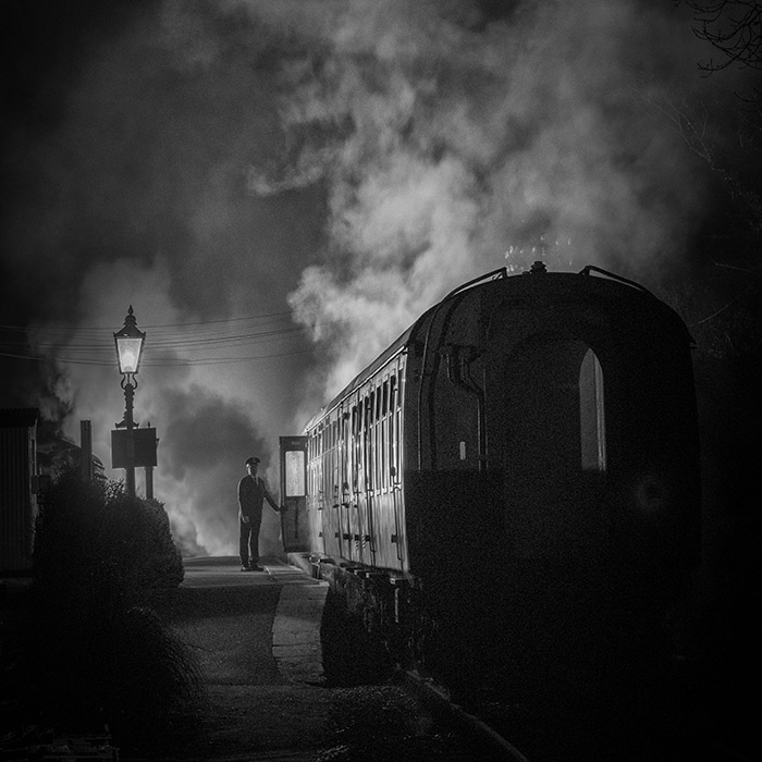 Railway photography in timeless black and white