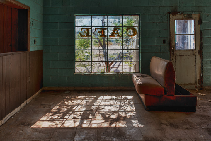 Abandoned Cafe Glenrio - Texas