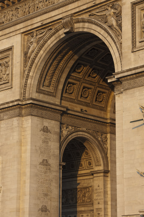 Photograph of Arc de Triomphe Detail 1