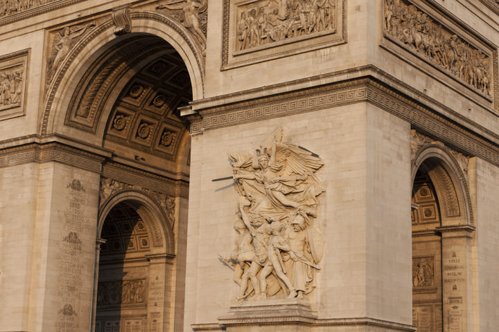 Photograph of Arc de Triomphe Detail 3
