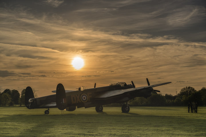 Avro Lancaster Sunset