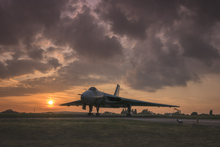 Photograph of Avro Vulcan Sunset