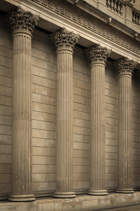 Photograph of Bank of England Columns 2