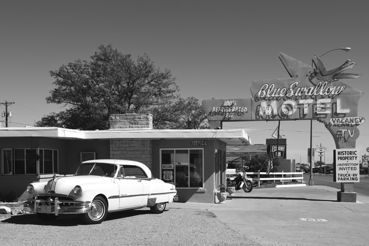 Blue Swallow Motel -  Route 66 Tucumcari - New Mexico 