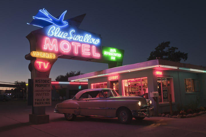 Blue Swallow Motel -  Route 66 Tucumcari - New Mexico 
