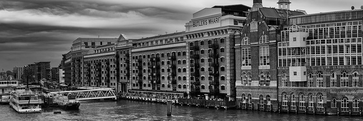 Butlers Wharf in Southwark on River Thames