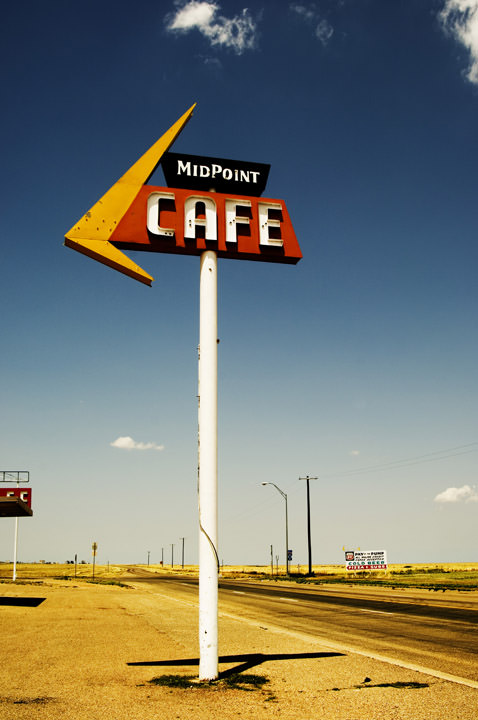 Cafe -  Route 66 Adrian - Texas 