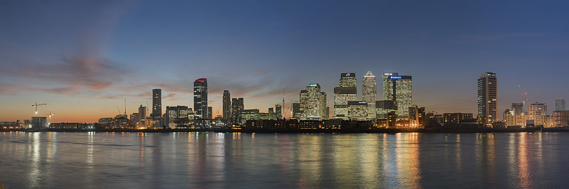 Photograph of Canary Wharf Panorama 3