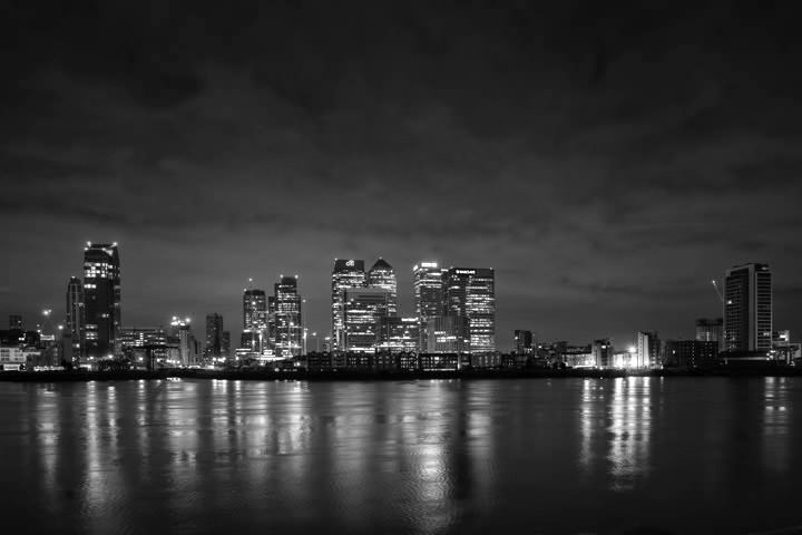 Photograph of Canary Wharf Skyline 2