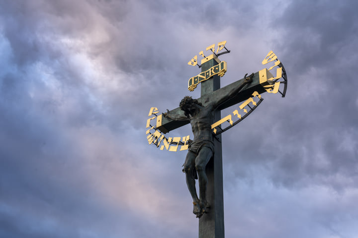Photograph of Charles Bridge Crucifix