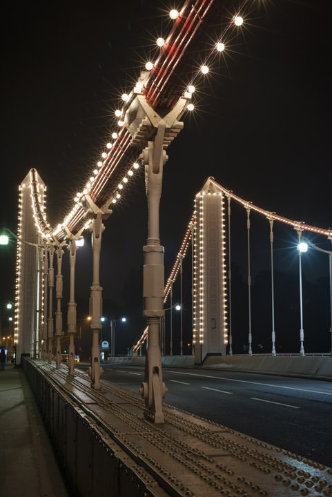 Chelsea Bridge at Night