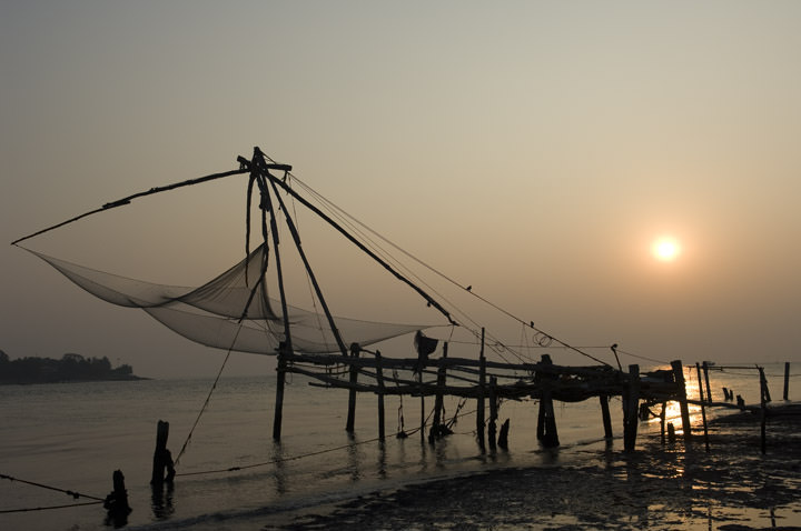 Photograph of Chinese Fishing Nets