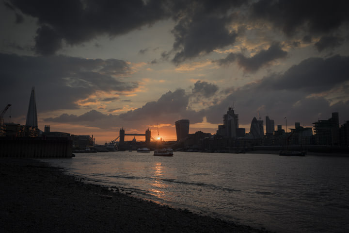 Photograph of City of London Sunset 1