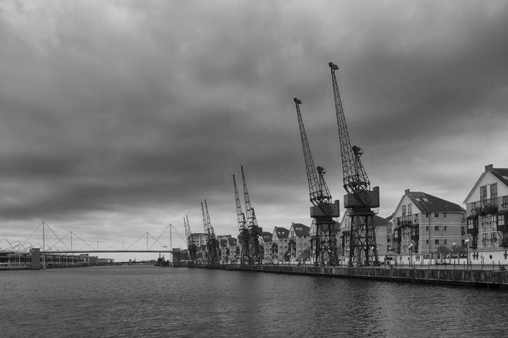 Photograph of Cranes Royal Docks 1