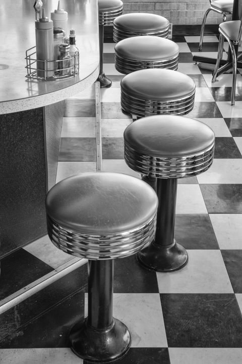Photograph of Diner Stools