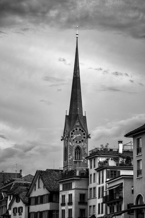 Photograph of Fraumunster Church Zurich 1