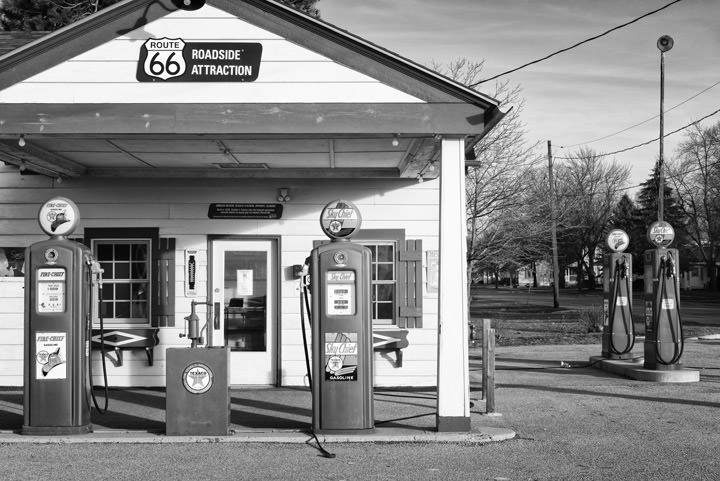 Photograph of Gas Station