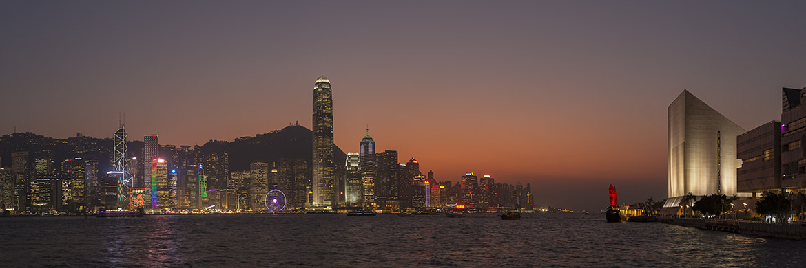 Photograph of Hong Kong Island Dusk 3