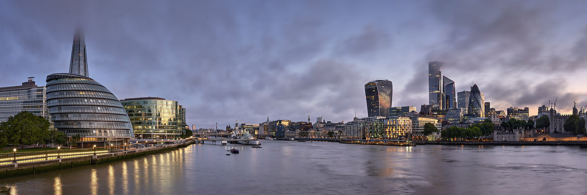 Photograph of London Cityscape Dawn 1