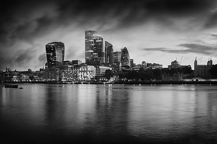Photograph of London Cityscape Dawn 3