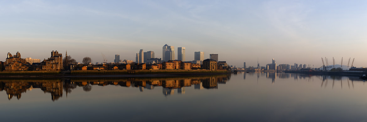 Photograph of London Docklands Reflection.