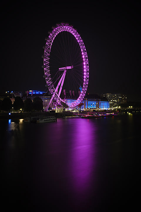 Photograph of London Eye Pink 2