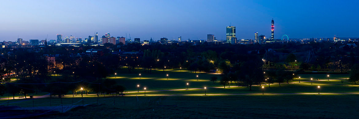 Photograph of London Skyline and Regents Park 2