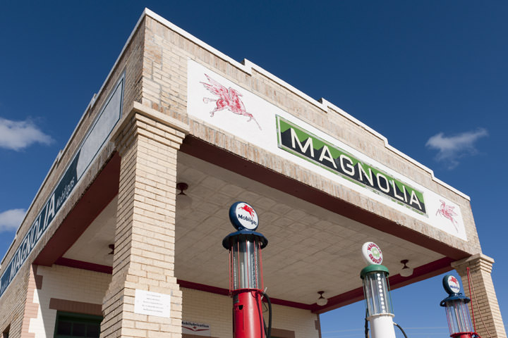 Magnolia Gas Station  Route 66 - Texas 