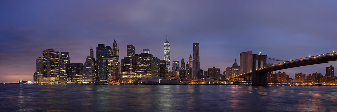 Photograph of Manhattan from Brooklyn 13