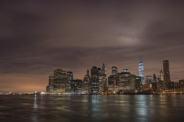 Photograph of Manhattan from Brooklyn 7