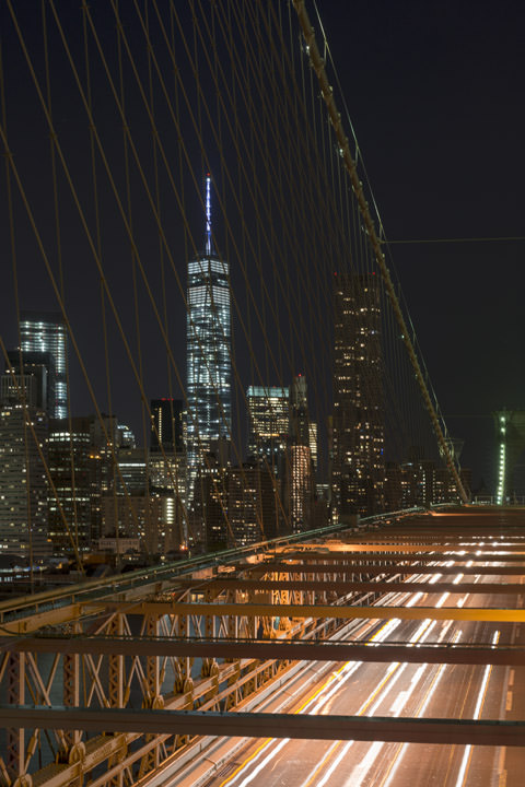 Photograph of Manhattan from Brooklyn Bridge 3