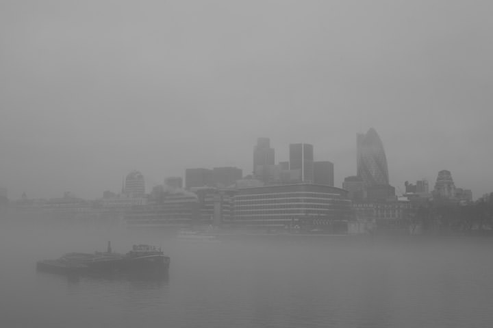 Photograph of Mist over London