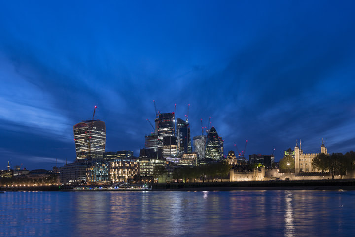 Photograph of Modern London Skyline 1
