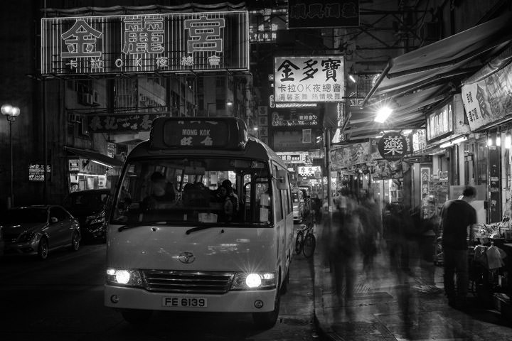 Mong Kok 5 in black and white