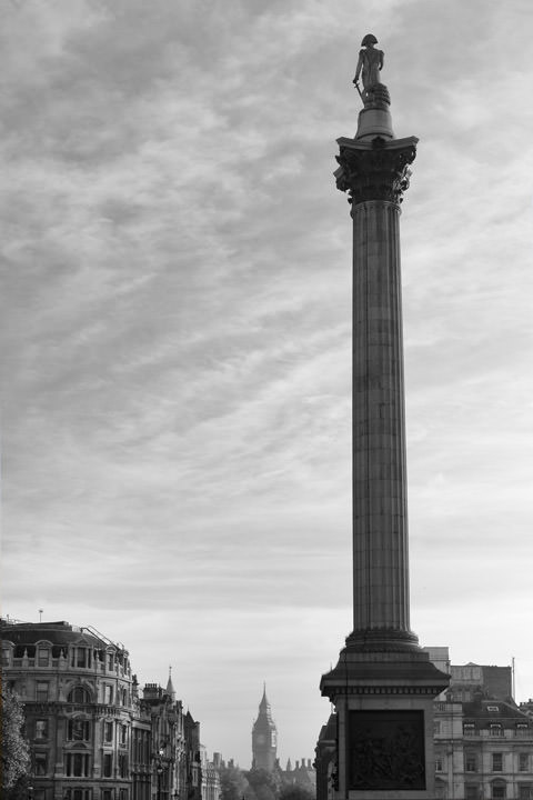 Photograph of Nelsons Column Trafalgar Square