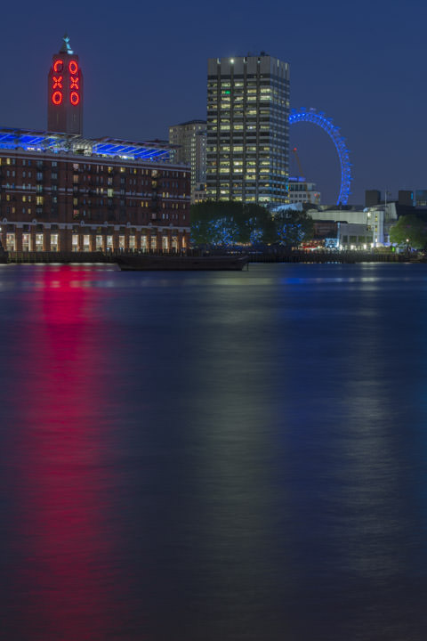 Photograph of Oxo Tower and the London Eye 2