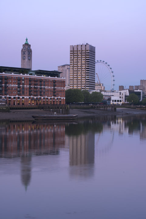Photograph of Oxo Tower and the London Eye 3