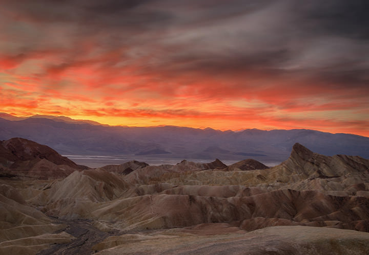 Red Skies Over Death Valley