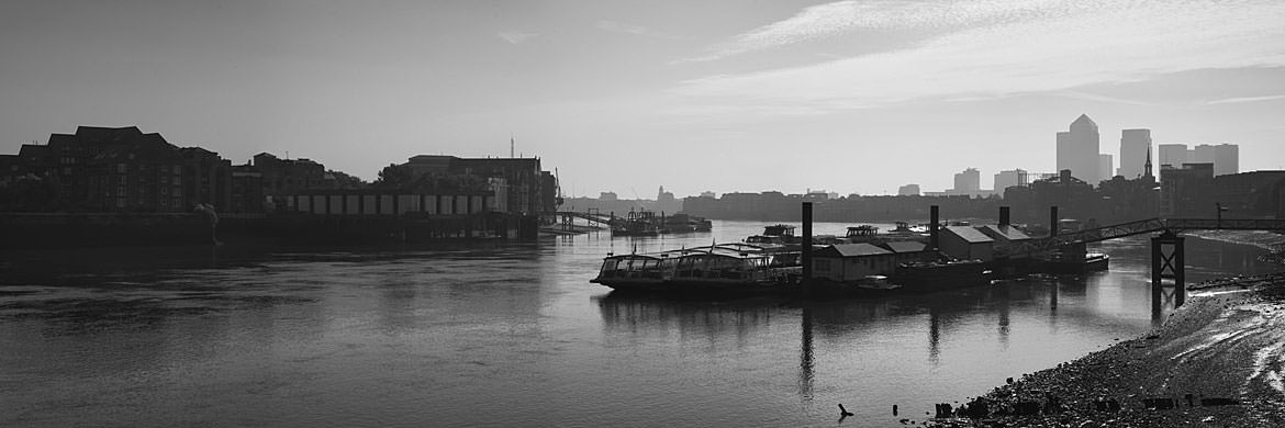 Photograph of River Thames East from Bermondsey