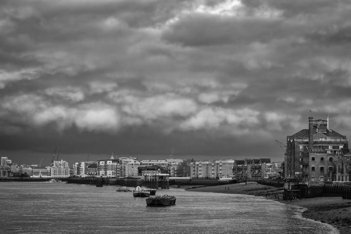 River Thames at Rotherhithe  in Southwark