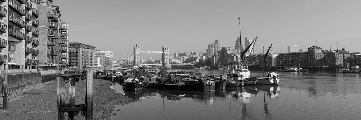 Photograph of River Thames West from Bermondsey 1