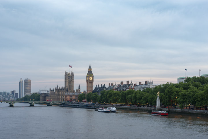 Photograph of River thames at Westminster 3