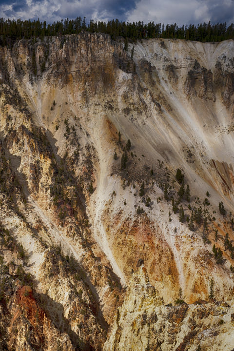Photograph of Rockface Yellowstone 1