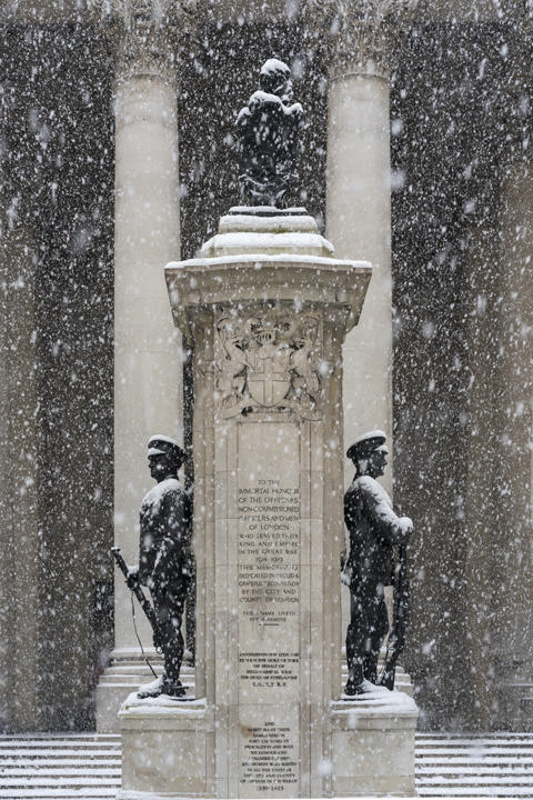 Photograph of Royal Exchange Snow Scene 2