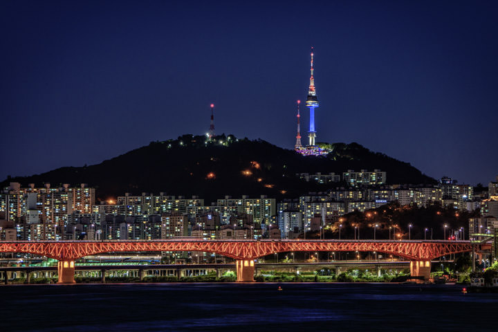 Photograph of Seoul Skyline 1