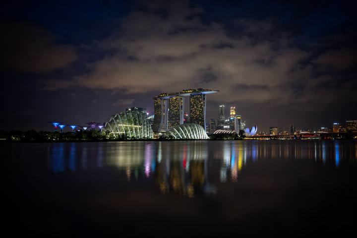 Photograph of Singapore Skyline 1